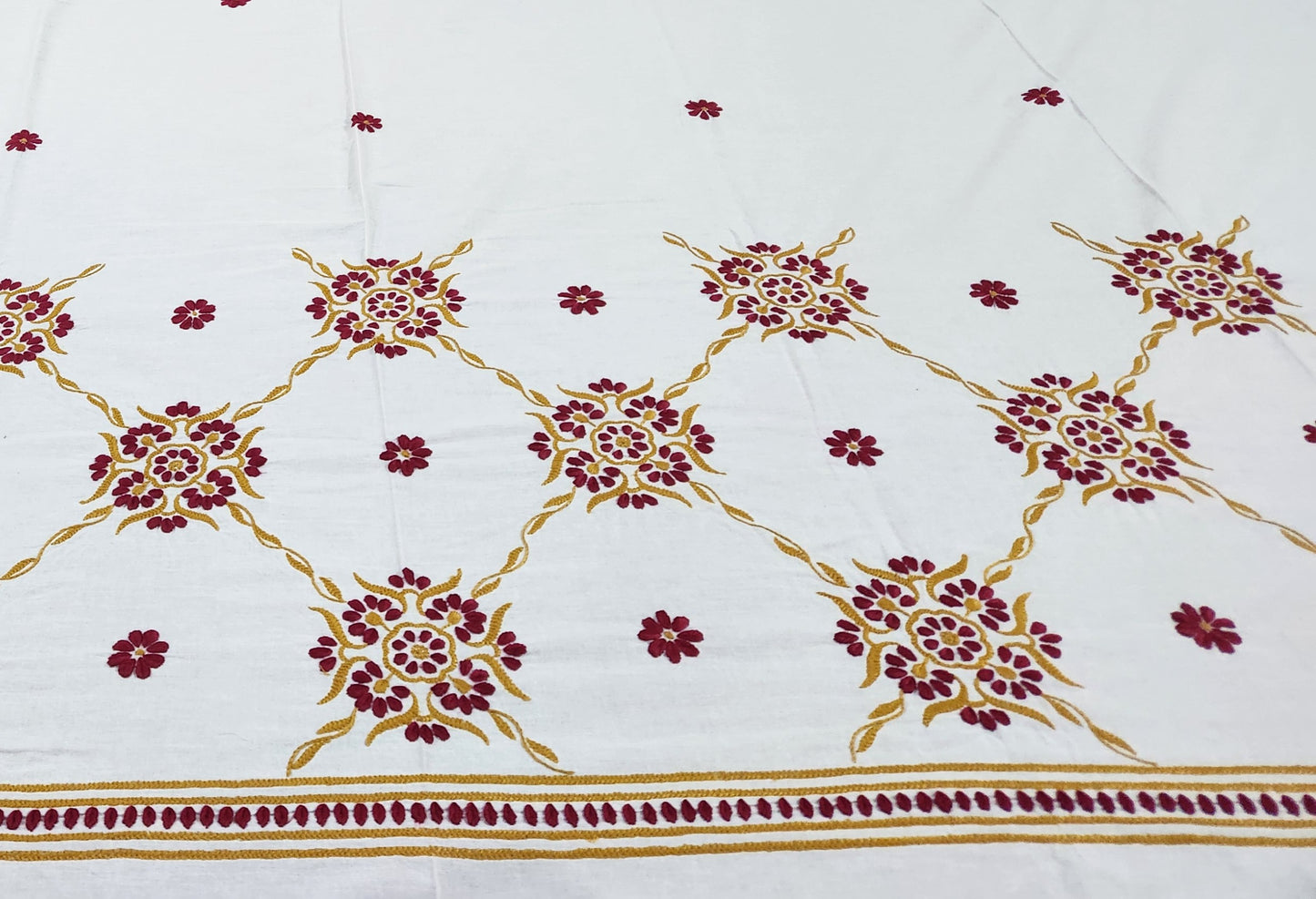 Chikankari Noor Bedsheet