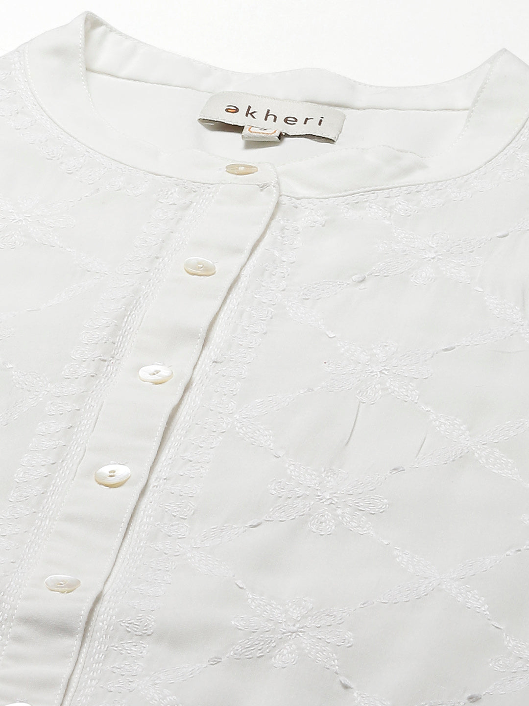 White Tepchi Cotton Rubia Shirt