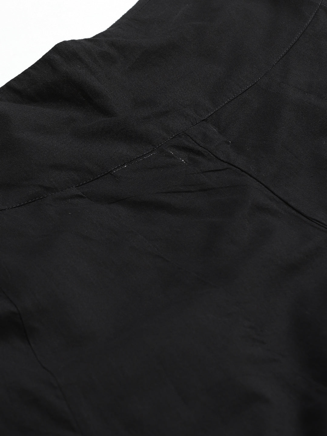 Black and Grey Chikankari Flared Palazzo