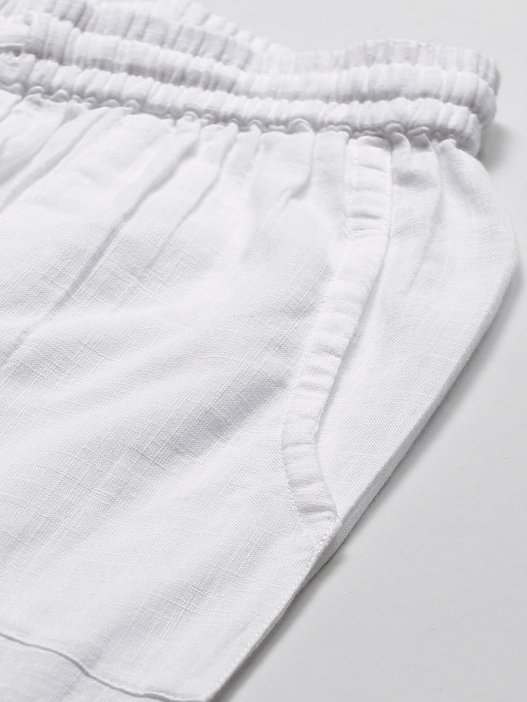 White Chikankari Afghani Pants