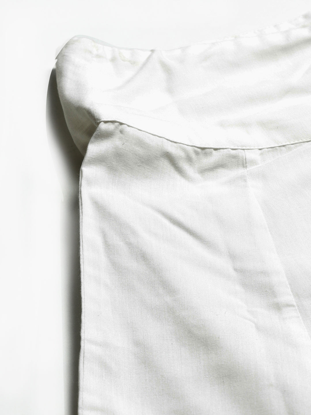 Off White Flared Chikankari Palazzo