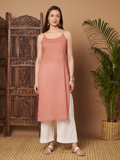 Kota Doria Chikankari Kurta