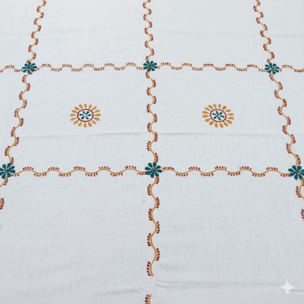Chikankari Jashn Bedsheet